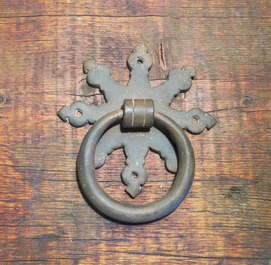 Tudor Revival Iron Door Knocker/Ring Pull