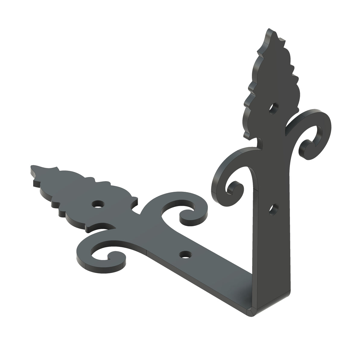 Medieval Iron Angle Brace Old West Iron