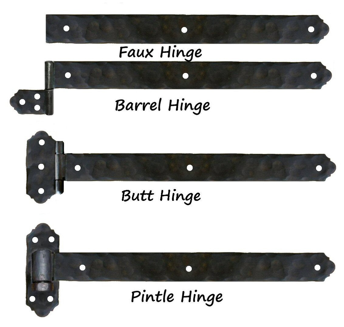 Classic Iron Functioning Hinge Strap