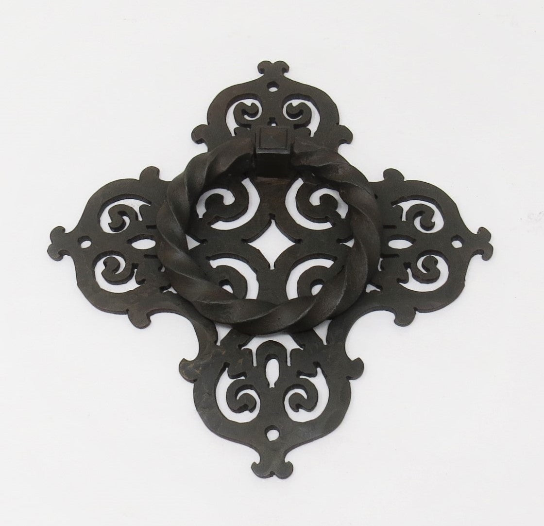 HRP-338 Gothic Cathedral Iron Door Knocker / Ring Pull