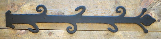 Old English Castle Wrought Iron Faux Hinge Strap
