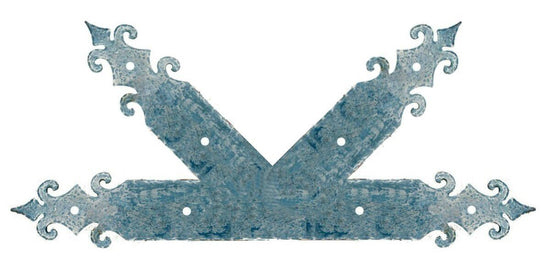 Romanesque Iron "K" Plate