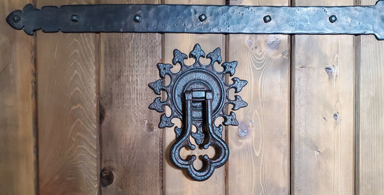 Elevate Your Home's Aesthetic with the Portuguese Gothic Iron Door Knocker