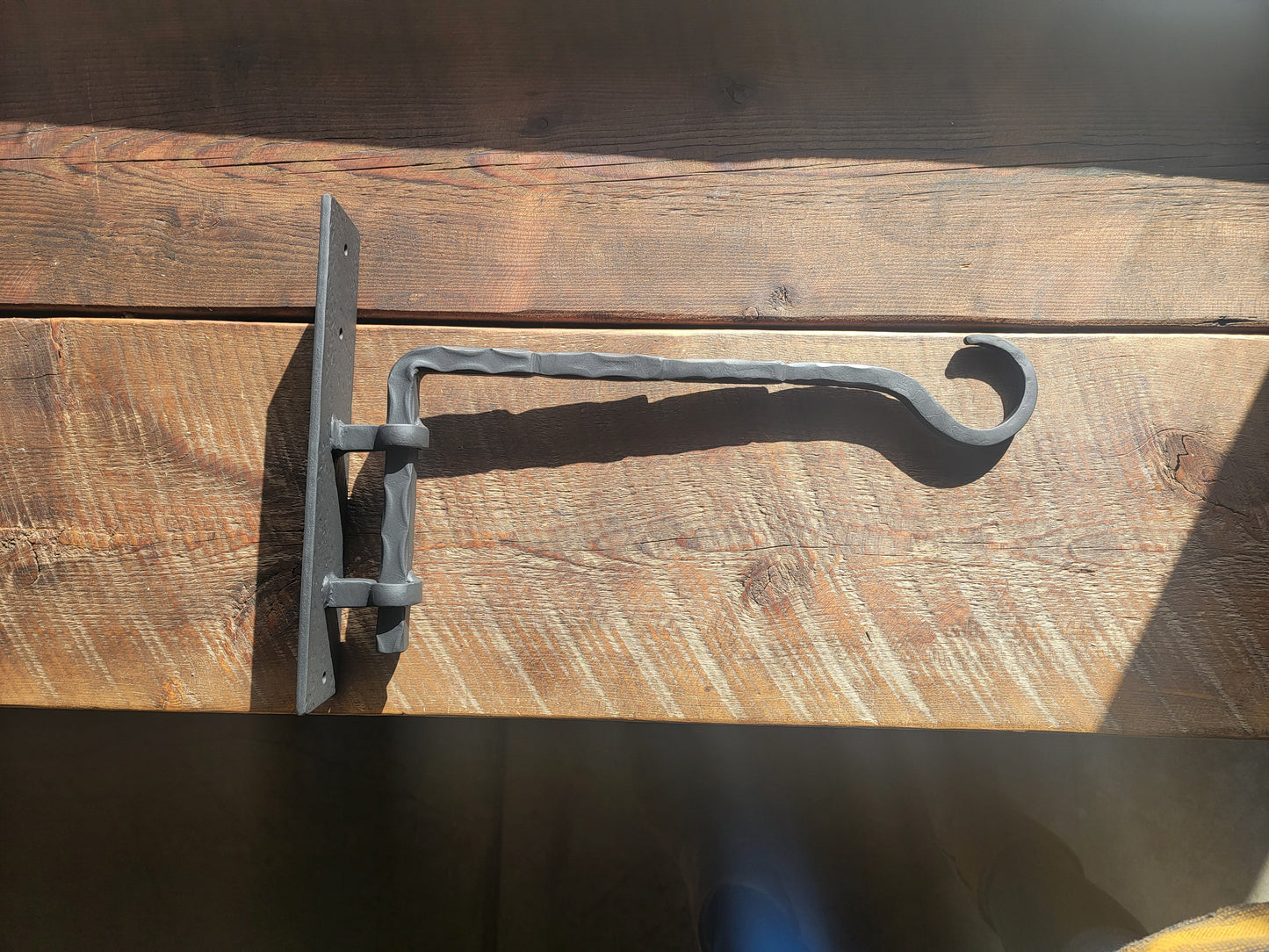 Rustic Hand Forged Metal Plant Hanger