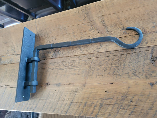 Rustic Hand Forged Metal Plant Hanger