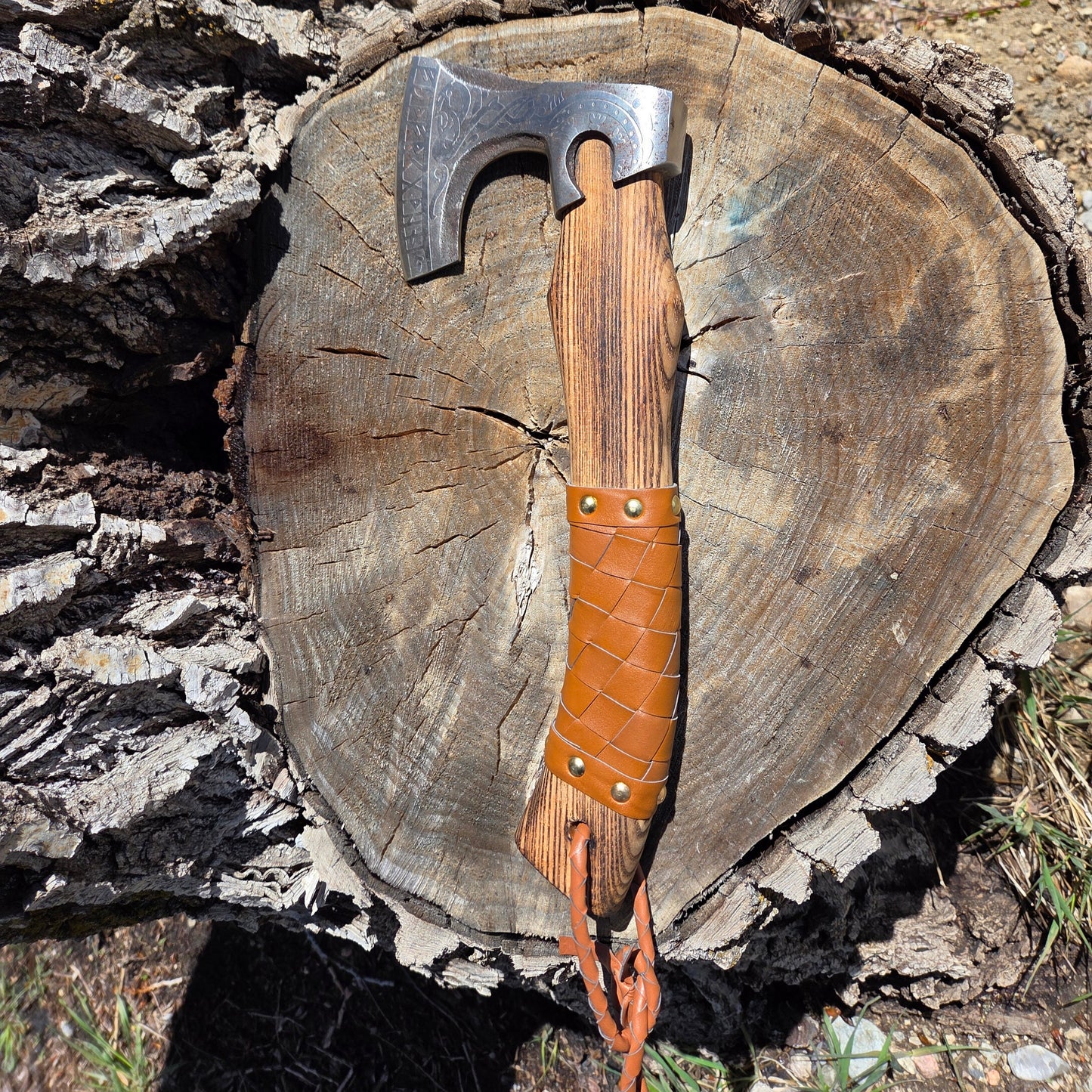 Rustic Engraved Axe