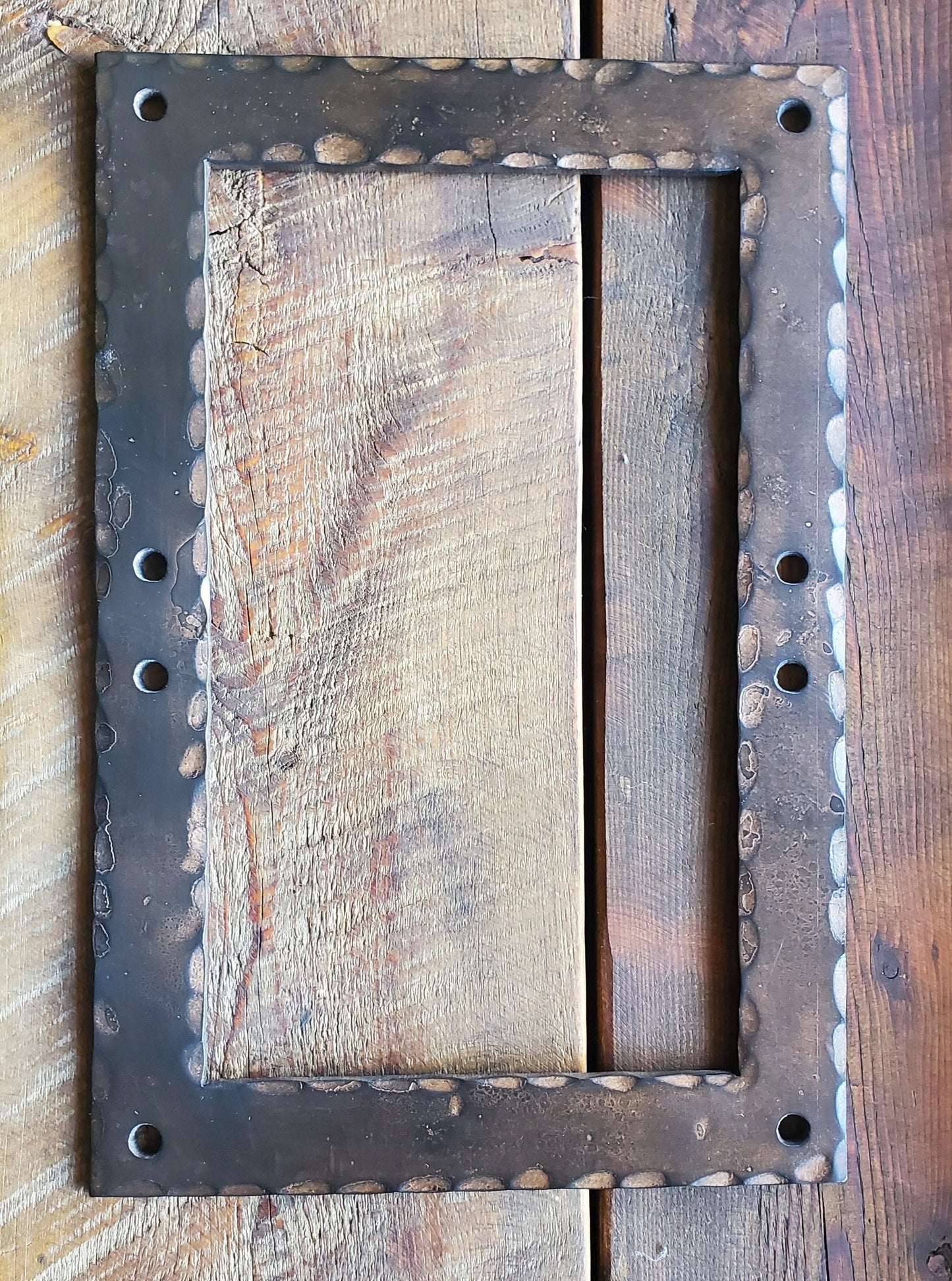Pequeño marco de hierro cuadrado de 4 lados
