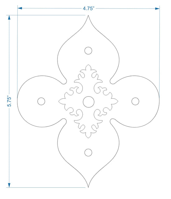 Mediteranean Iron Rosette