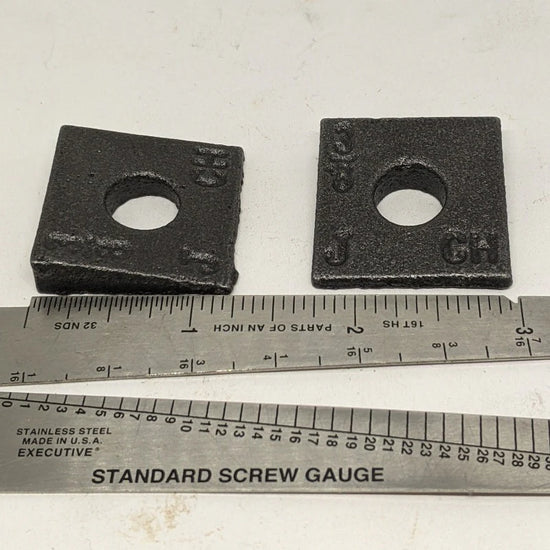 3/8" Square Beveled Washer Washers