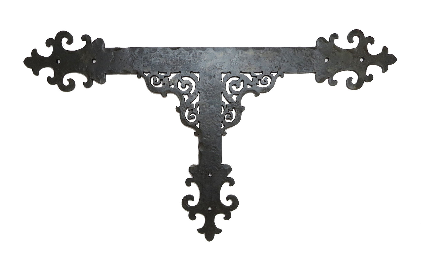 Placa frontal de hierro T de catedral gótica