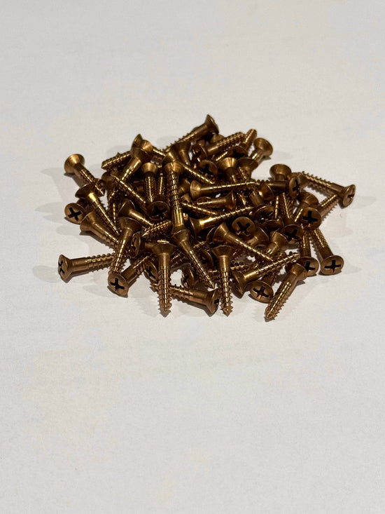 #6 x 3/4 Antique Copper Decorative Screws (Four Pack) Screws Decorative Screw