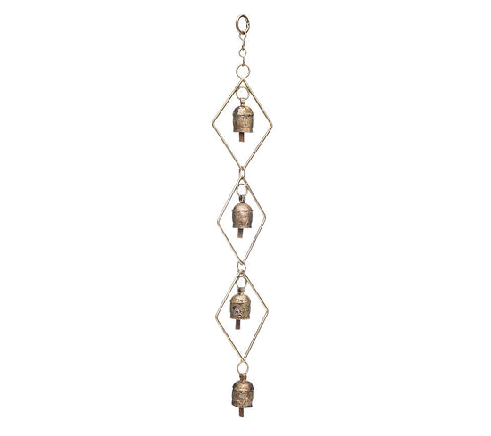 Delicate Diamond Bell Chime Wind Chimes Christmas