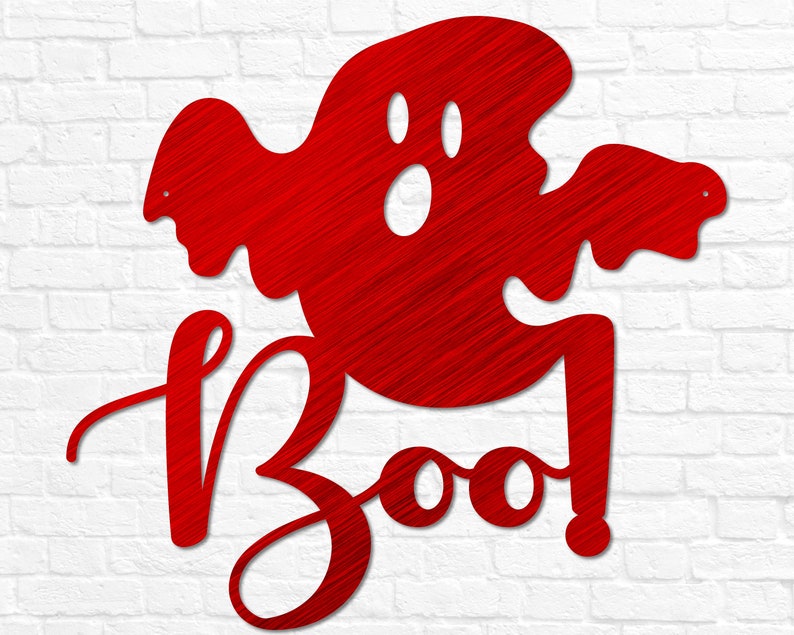 Halloween "Boo" Ghost Sign Signage Halloween