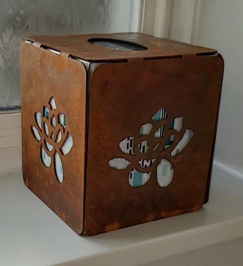 Rustic Tissue Box Cover Facial Tissue Holders