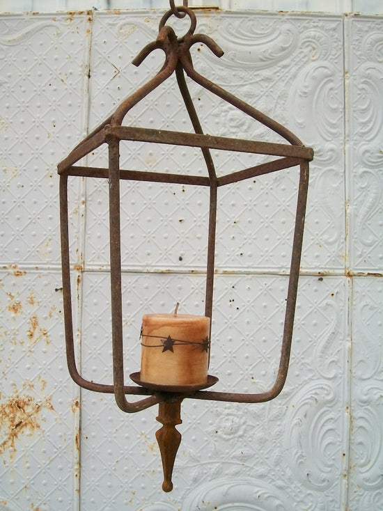 Wrought Iron Hanging Lantern Ceiling Light Fixtures Lighting