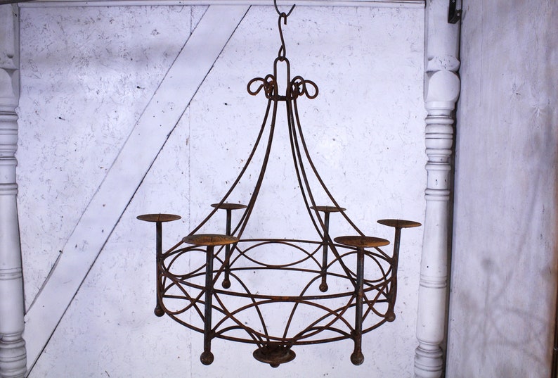 Wrought Iron Cassie Chandelier Chandeliers Lighting