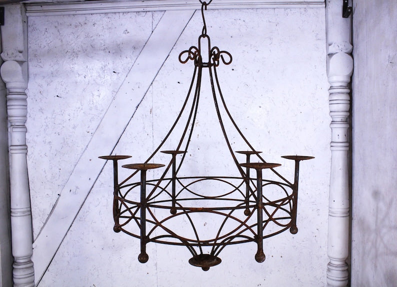 Wrought Iron Cassie Chandelier Chandeliers Lighting