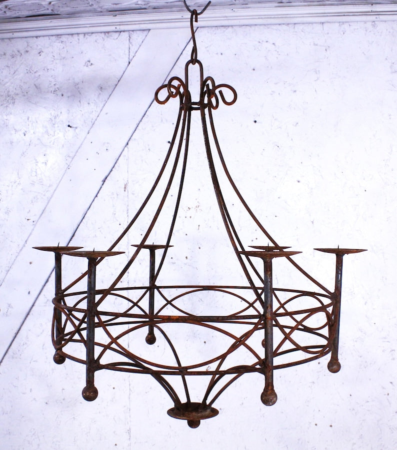 Wrought Iron Cassie Chandelier Chandeliers Lighting