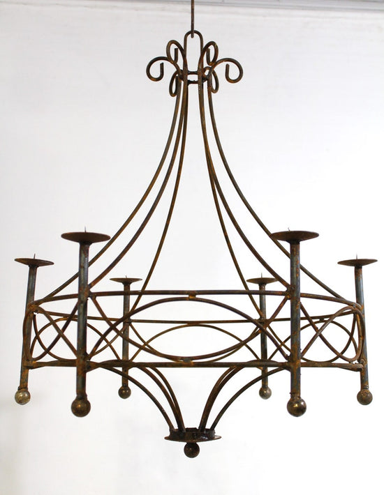 Wrought Iron Cassie Chandelier Chandeliers Lighting