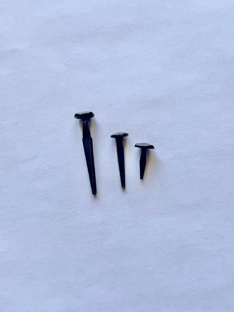 Black Rose Head Nails Decorative Nails Clavo