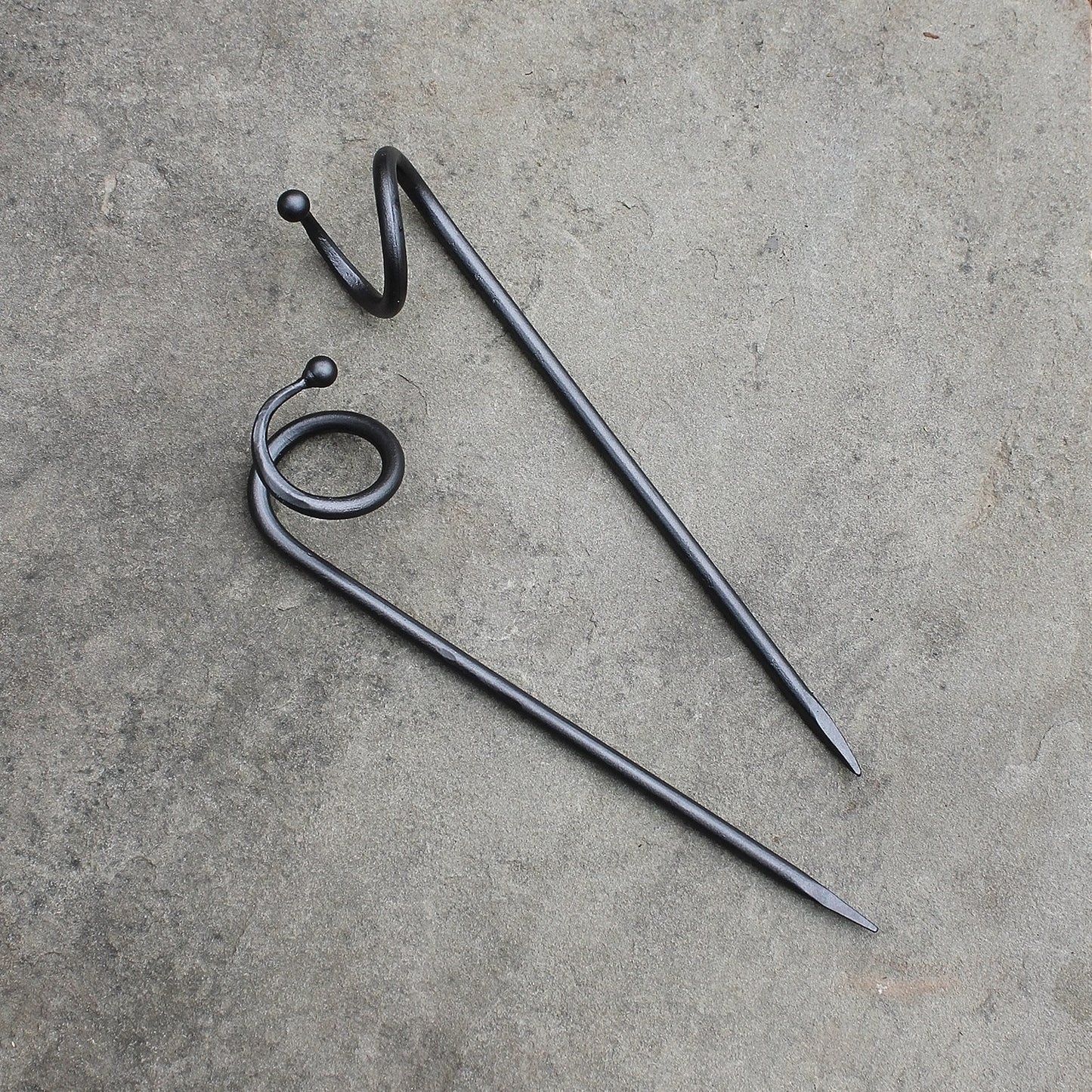 6-Hose Wrought Iron Guides with Ball Ends (SET of 6)