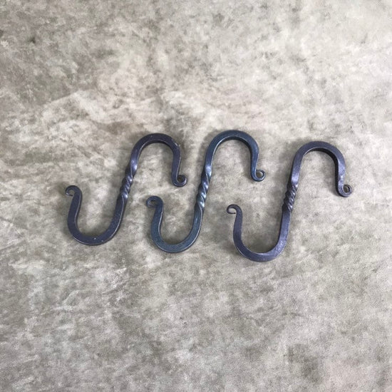 Twisted S Hook- SET OF THREE Hooks, Buckles & Fasteners