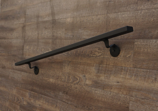 Square Bar Modern Wrought Iron handrail Handrails Handrail