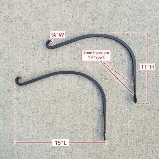 2- Arc Brackets (SET of 2)