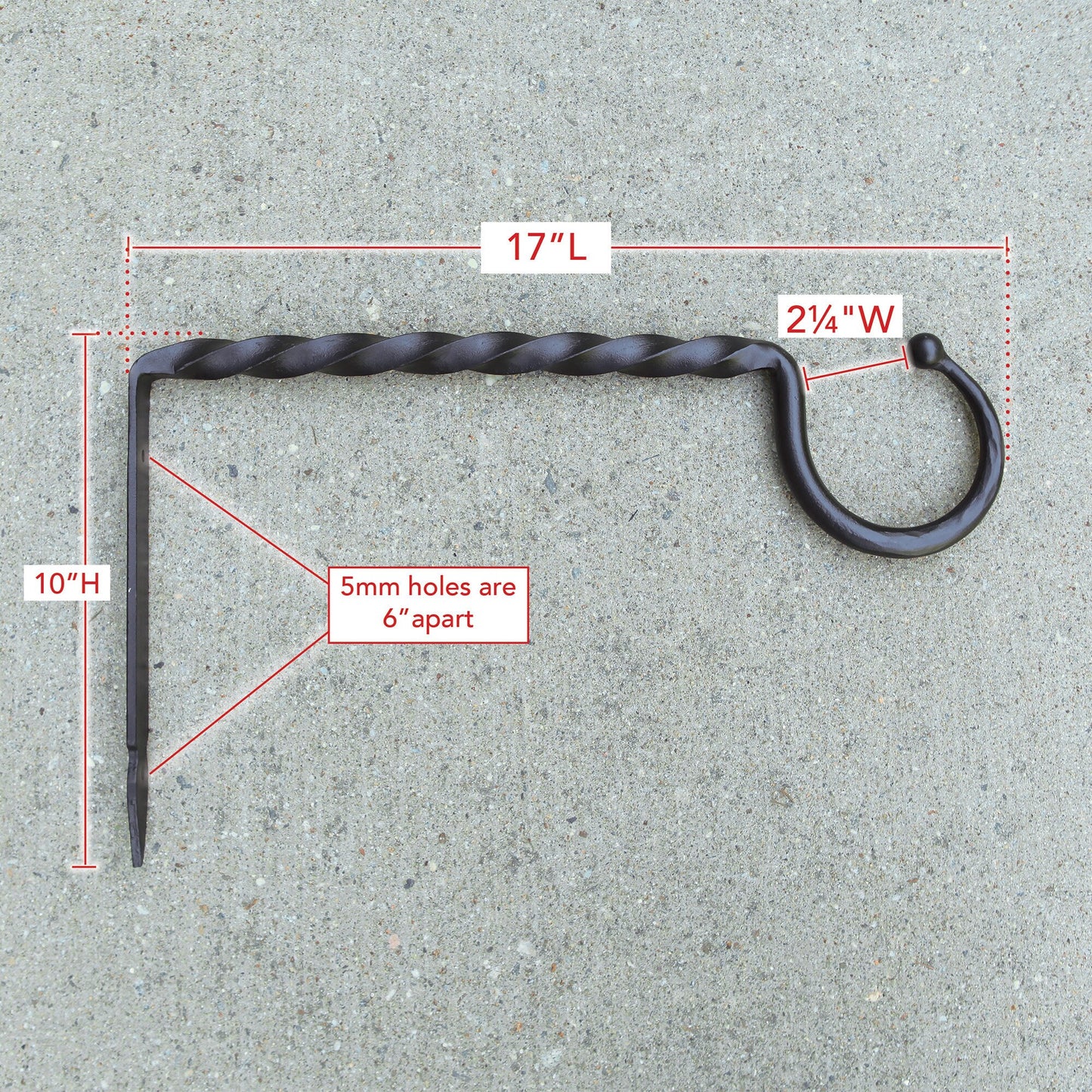 Jumbo Twisted Wall Hook