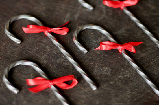 Steel Candy Cane Ornament Holiday Ornaments Christmas