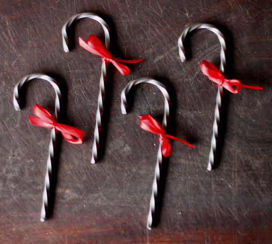 Steel Candy Cane Ornament Holiday Ornaments Christmas