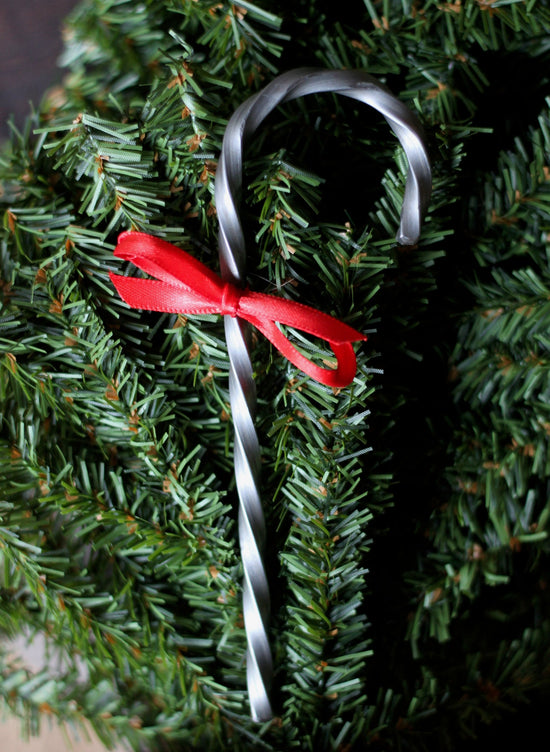 Steel Candy Cane Ornament Holiday Ornaments Christmas