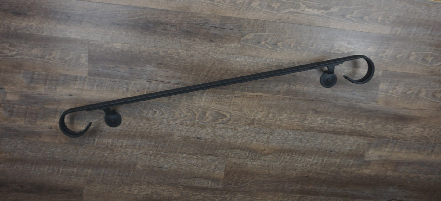 Hand Forged Modern Wrought Iron handrail Handrails & Railing Systems Handrail