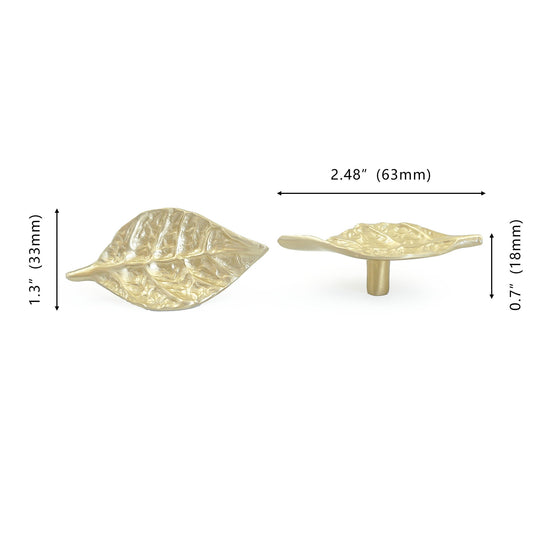 Load image into Gallery viewer, Leaf Design Drawer Pull Cabinet Knobs &amp;amp; Handles Drawer Pull
