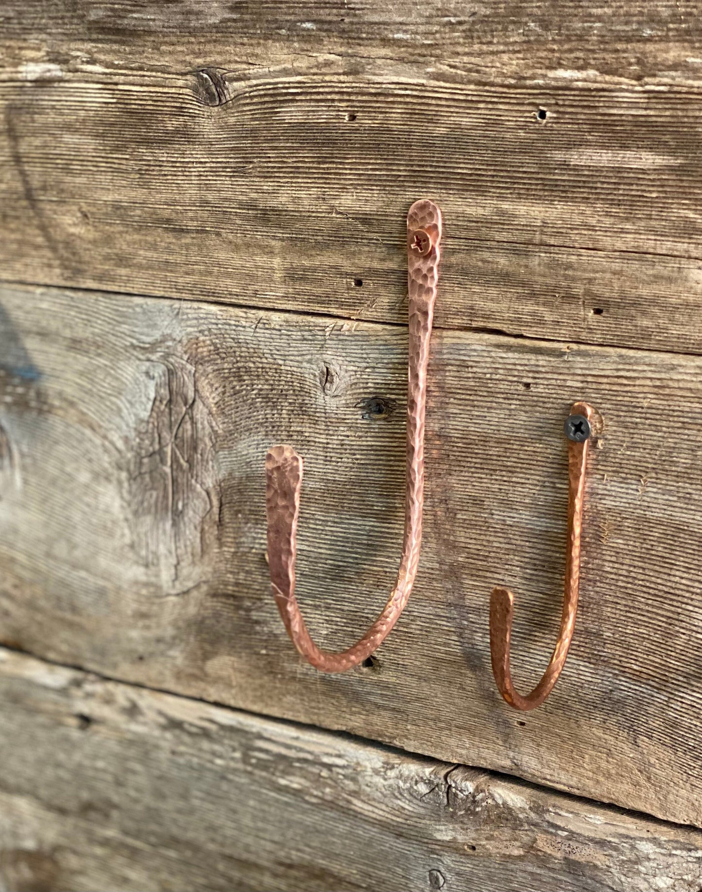 Extra large Copper J Hook