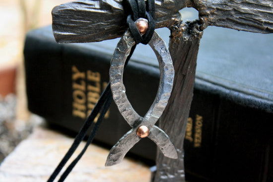 Jesus fish pendant, the fisher of men Charms & Pendants Gift