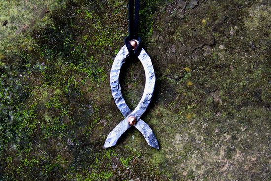 Jesus fish pendant, the fisher of men Charms & Pendants Gift