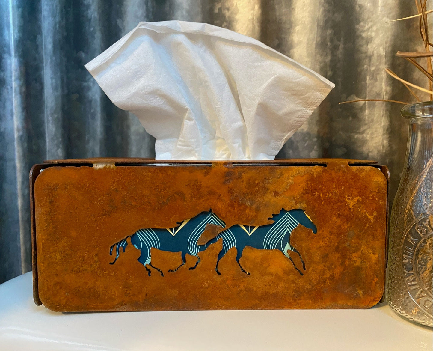 Rustic Tissue Box Cover Facial Tissue Holders
