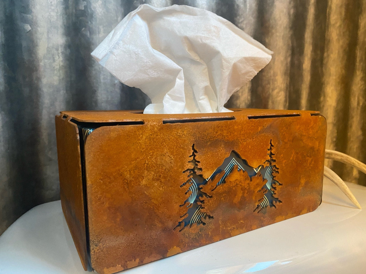 Rustic Tissue Box Cover Facial Tissue Holders