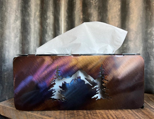 Rustic Tissue Box Cover Facial Tissue Holders