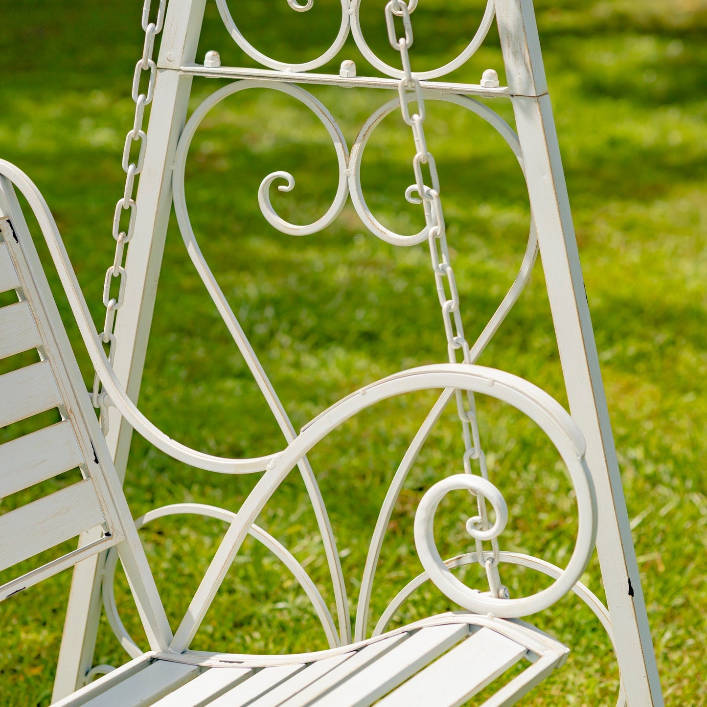 "Monte Carlo" Iron Swing Bench Benches Furniture