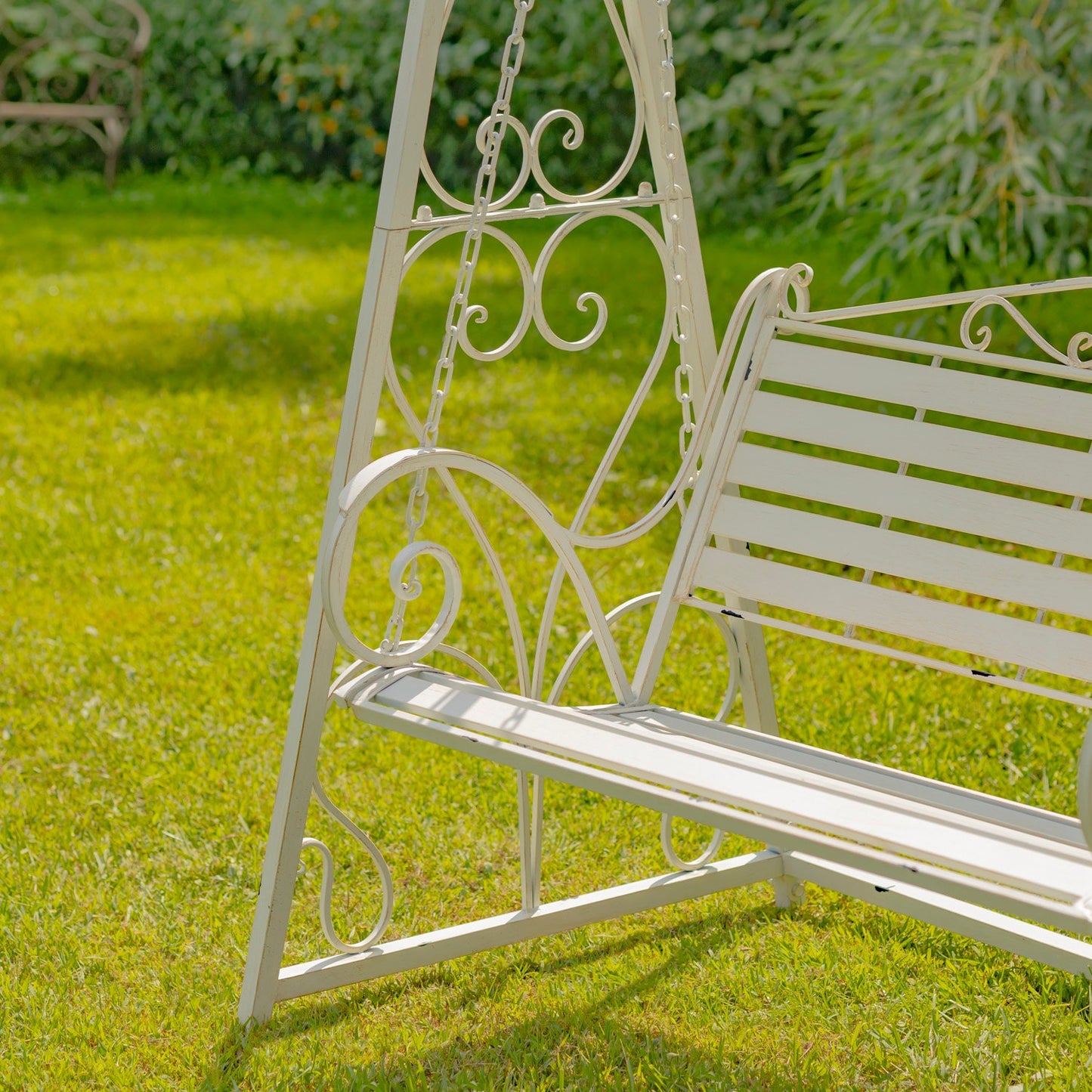 "Monte Carlo" Iron Swing Bench Benches Furniture
