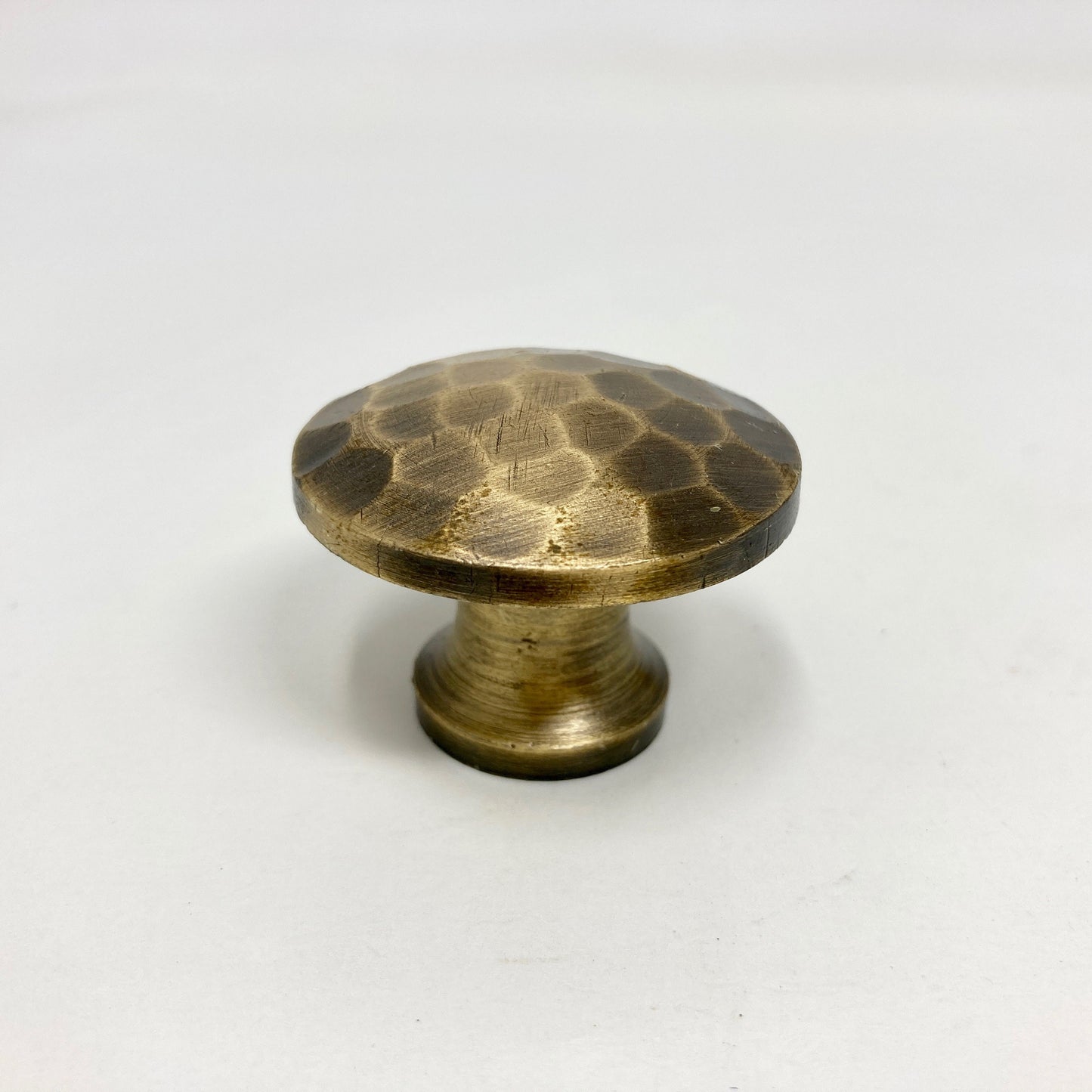Hammered Antique Brass Knob Cabinet Knobs & Handles Cabinet Knob