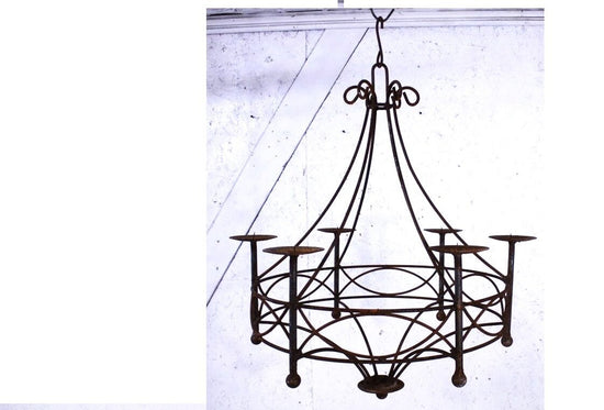 Wrought Iron Cassie Chandelier Chandeliers Lighting