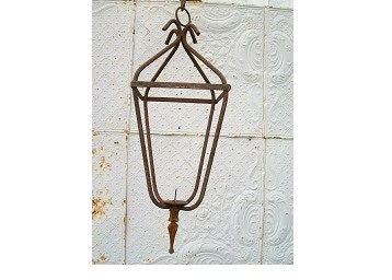 Wrought Iron Hanging Lantern Ceiling Light Fixtures Lighting