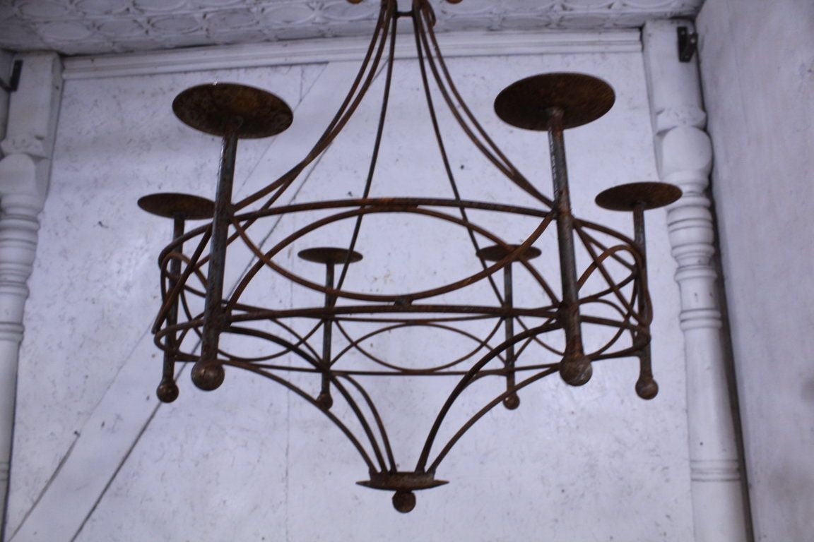 Wrought Iron Cassie Chandelier Chandeliers Lighting