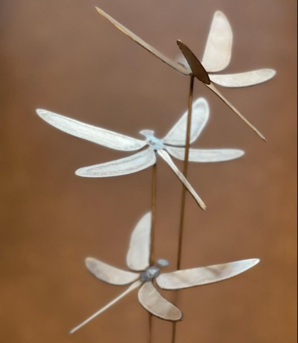 Dragonfly Yard Stakes