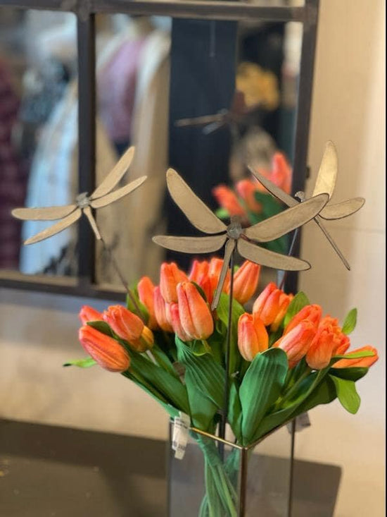 Load image into Gallery viewer, Dragonfly Yard Stakes

