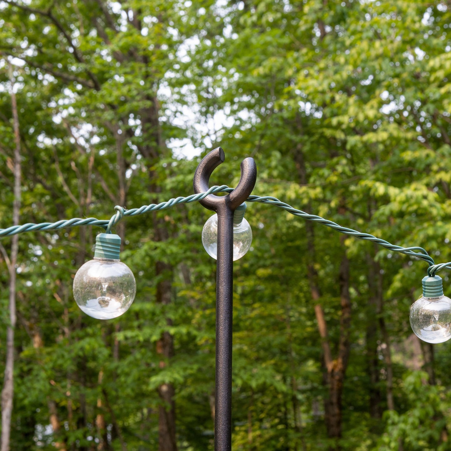 String Light with Adjustable Hanging Poles