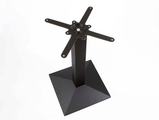 H 28 inch, Square Cast Iron Bistro Table Base, 1 PC Table Legs